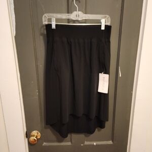 Athleta Black High Low Skirt